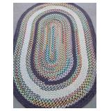 BRAIDED OVAL RUG