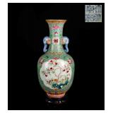18th Antique Enamel Porcelain Vase