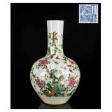 19th Jiaqing Mark And Of Period Famille Rose Vase