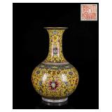 19th Kuangxu Copy Qianlong Antique Vase