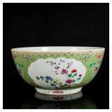 19th Antique Famille Rose Large Bowl