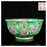 19th Antique Famille Rose Large Bowl