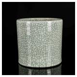 Late 19th Antique Brush Pot