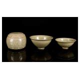 Three Pieces Song Yaozhou Bowl And Jar
