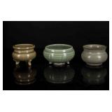 Group Of Three Antique Censers