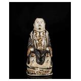 Ming Antique Cizhou Zhenwu Figure