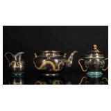 Early 20th Antique Cloisonne Coffee Set