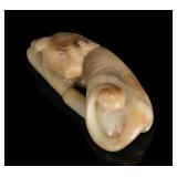 Song Dynasty Brown Celadon Jade Dog