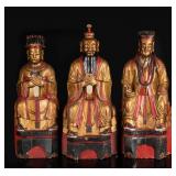 18-19th Antique Camphor Wood Sculptures