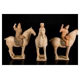 Group Of Tong Antique Pottery Figures