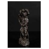 19th Antique Zitan Carved Statue