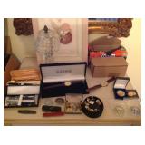 Pens, Knives, Cuff links, Watches & More