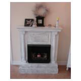Electric fireplace with mantle $150.00