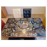 Custom Made by hand with Lapis, Malechite and other semi precious stones.