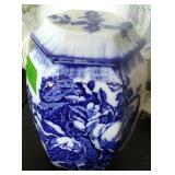 GENUINE FLO BLUE CRACKER JAR EXC COND