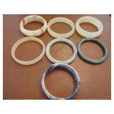 Stone carved bangles