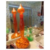 Blenko Genie Bottle by Wayne Husted 