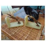 Mid Century Modern Book Ends 