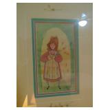 P Buckley Moss Double signed