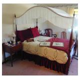 Willett Solid Cherry full size $350 OBO with mattress and box