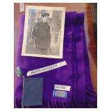 North Western University Pendleton blanket WW2 Graduate