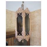 Vintage Gothic Revival hanging lamp