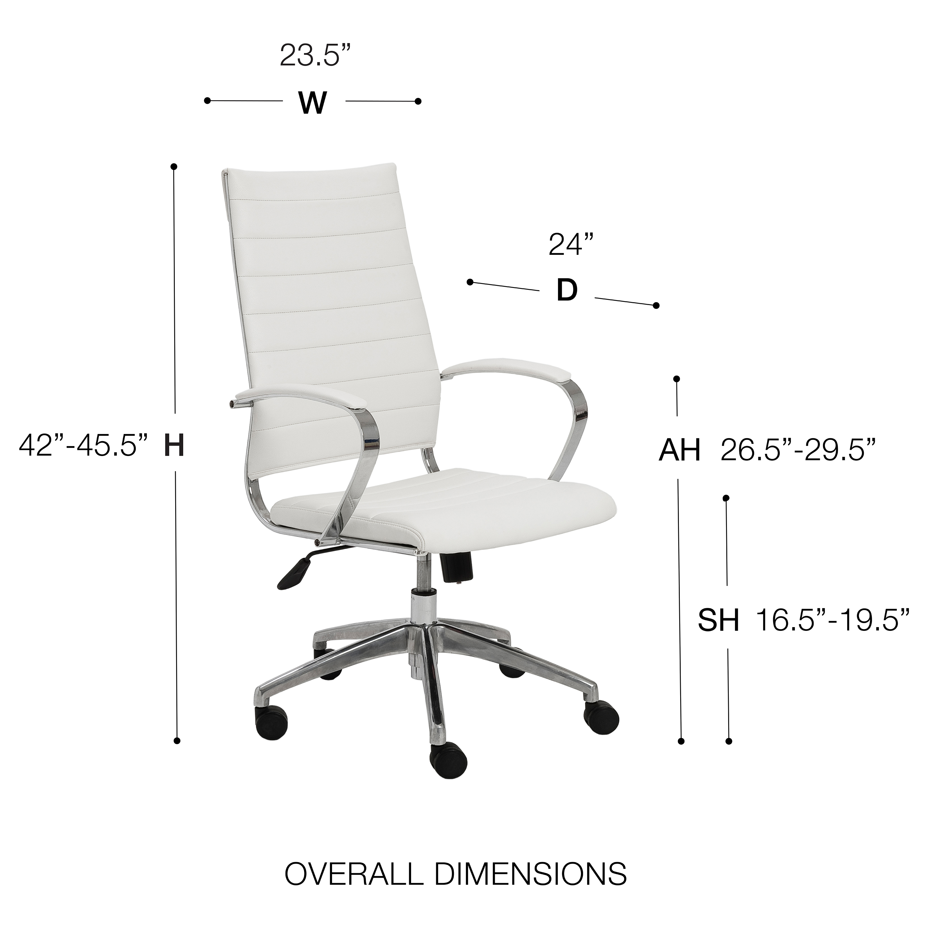 Axel High Back Office Chair - Euro Style