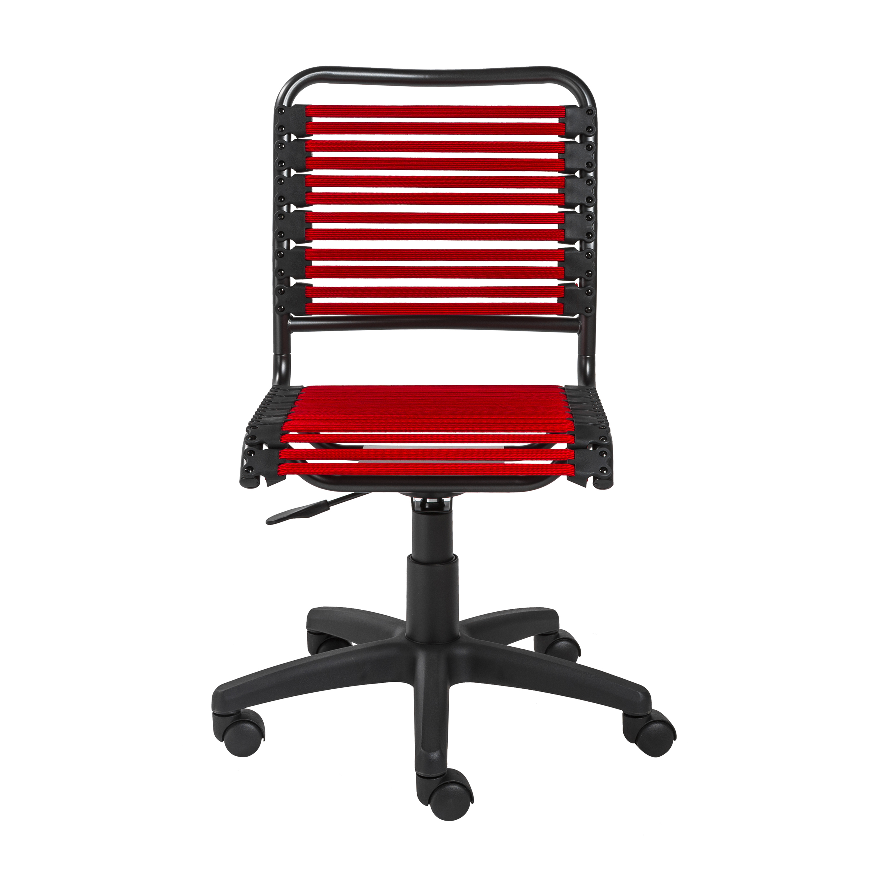 Allison Bungie Armless Flat Low Back Office Chair - Euro Style