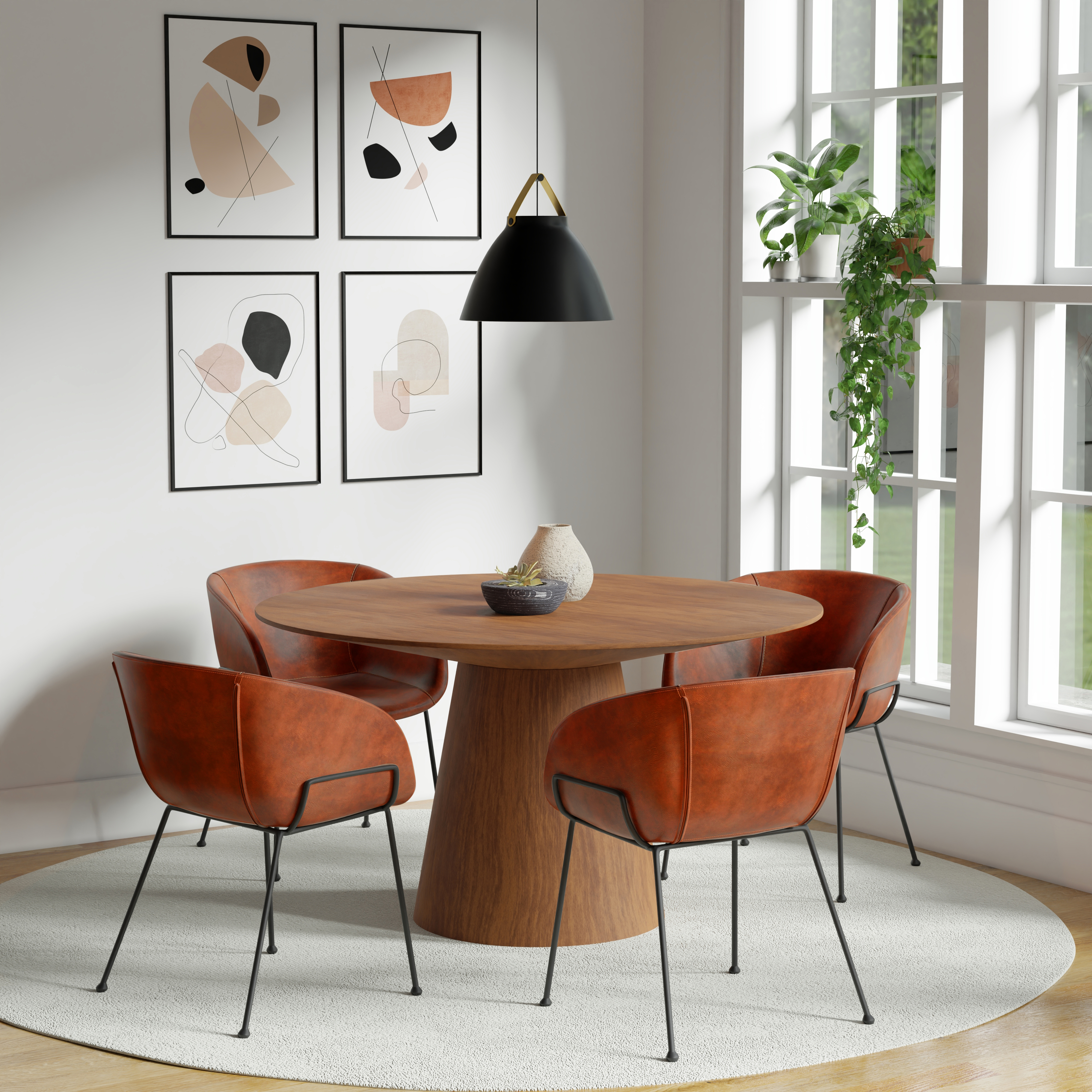 ポロラルフローレン　ブラウンレザー　アームチェア Zach Armchair - Euro Style