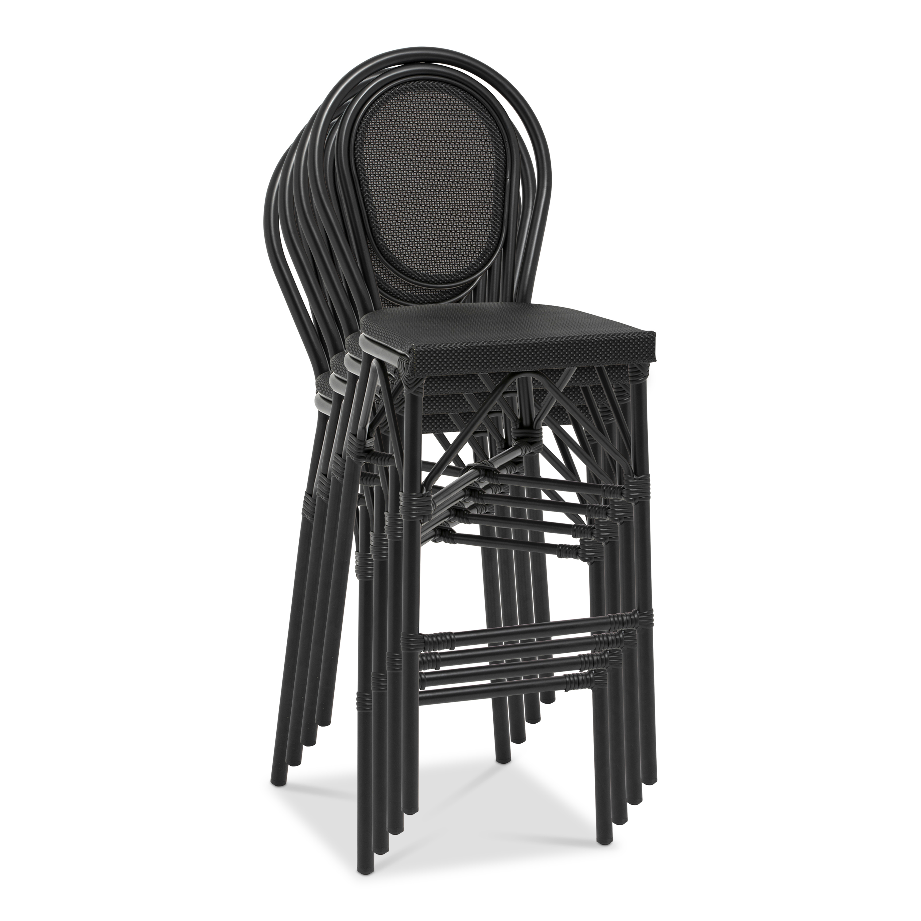Home Depot Black And Gray Bar Stools Armen Living Bryant 30 Black