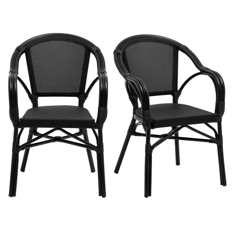 BlackDesign Wild Chair 黒 Ivan Outdoor Armchair - Euro Style