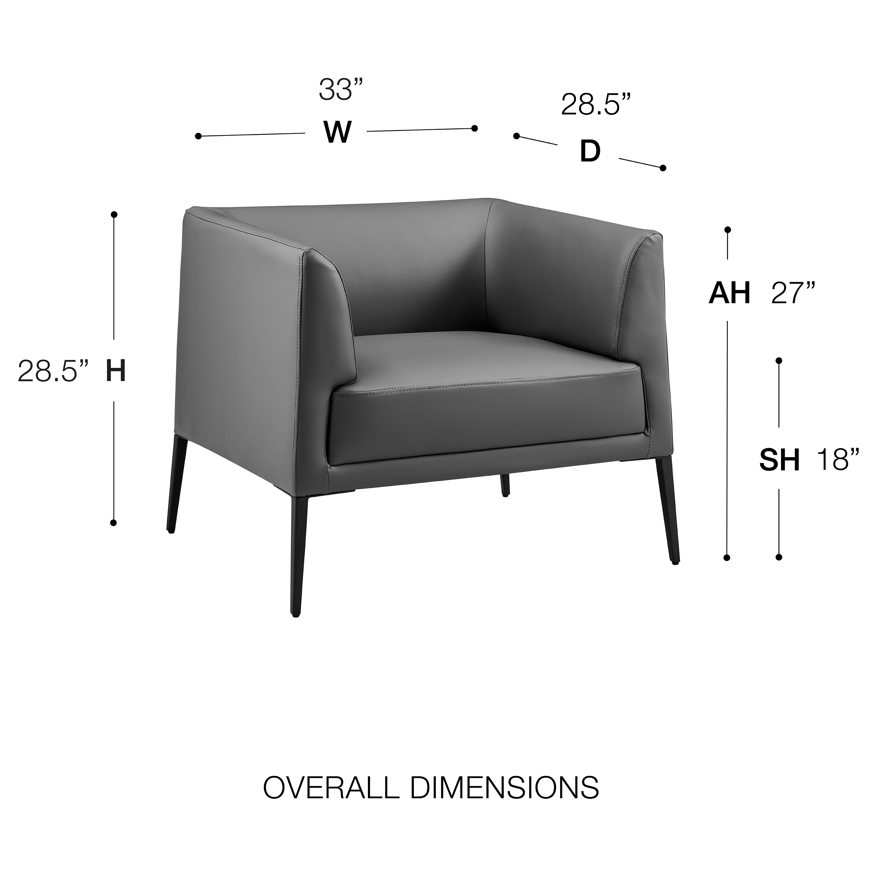 Matias Lounge Chair - Euro Style