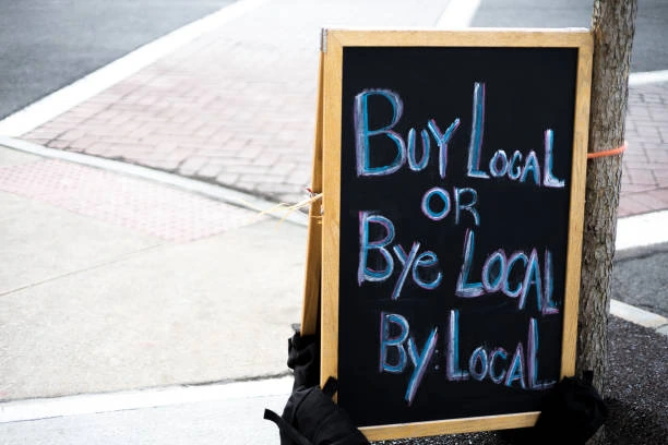 buy local sign