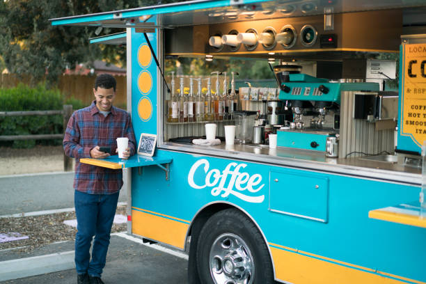 Coffee truck at conference