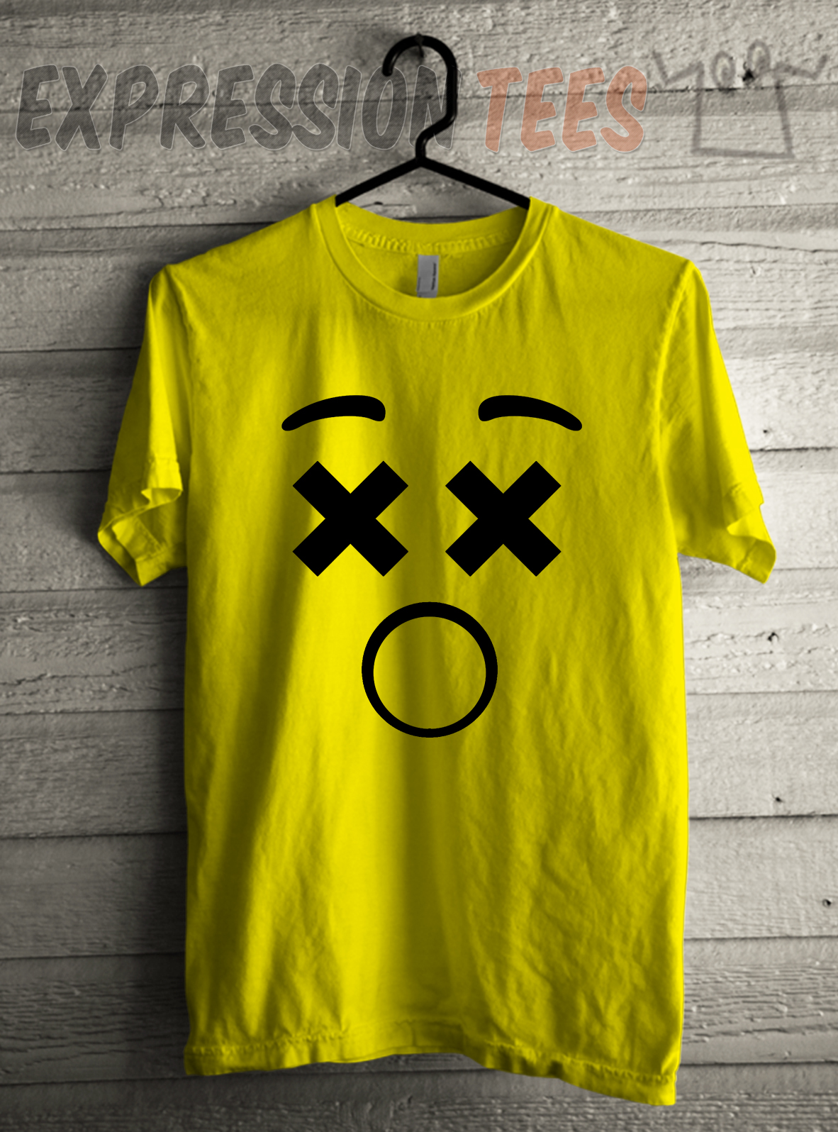 Emoticon XX Eyes Smile Face design artwork