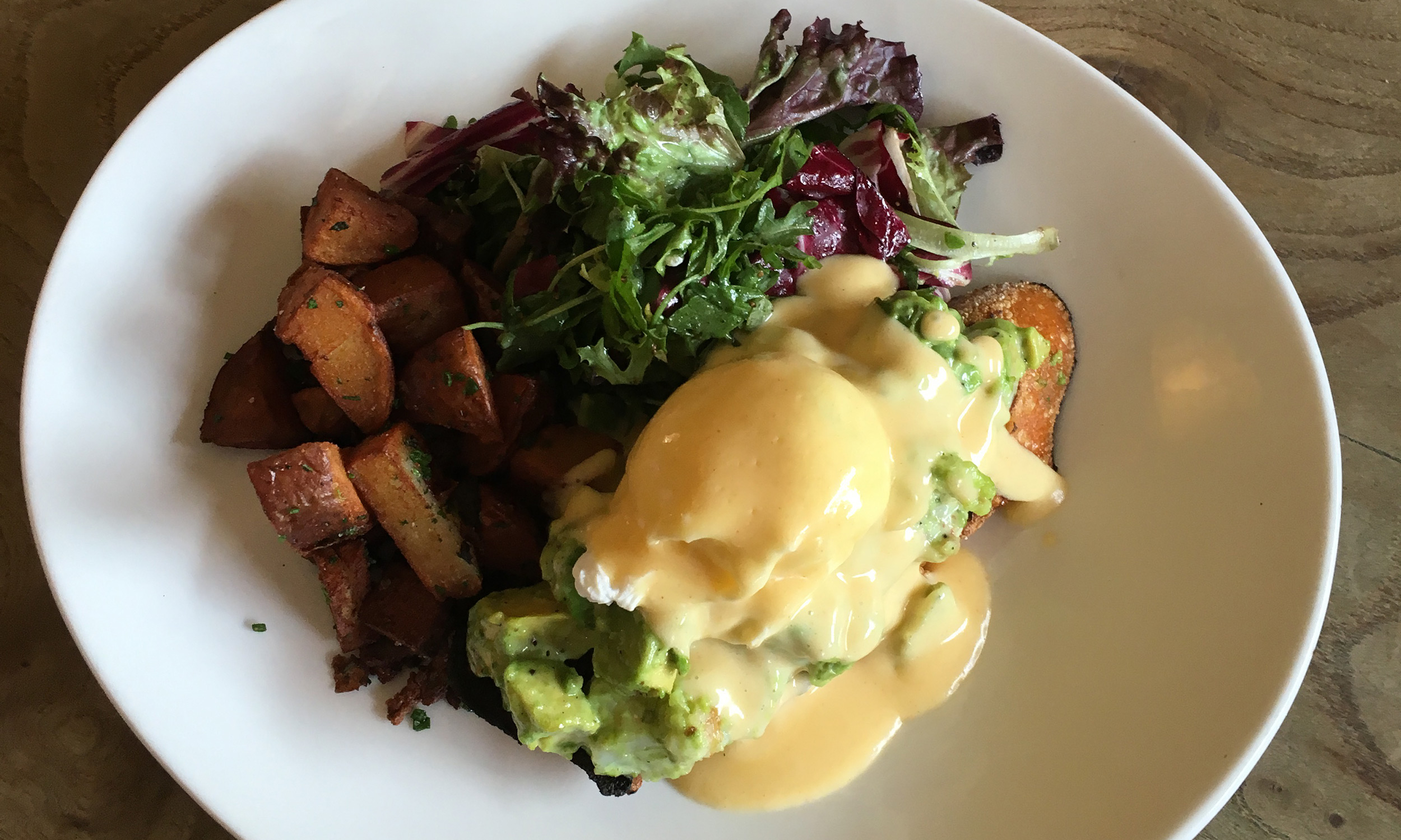 An Avocado Eggs Benedict Recipe Straight from Napa Valley Extra Crispy