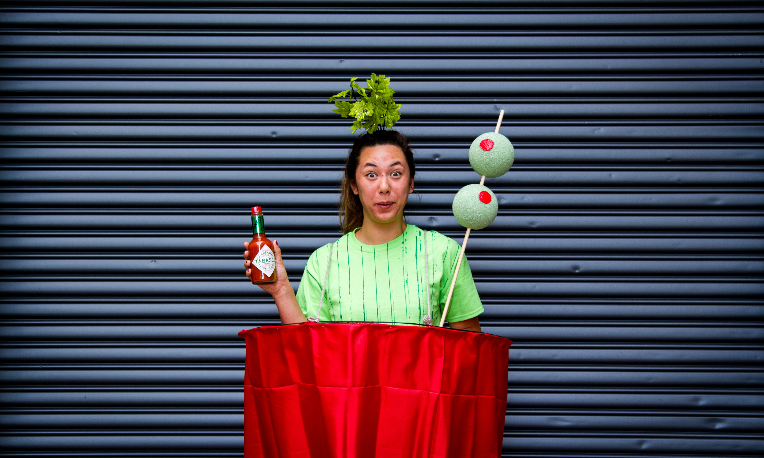 This Bloody Mary DIY Halloween Costume Is Spicy, Not Scary Extra Crispy