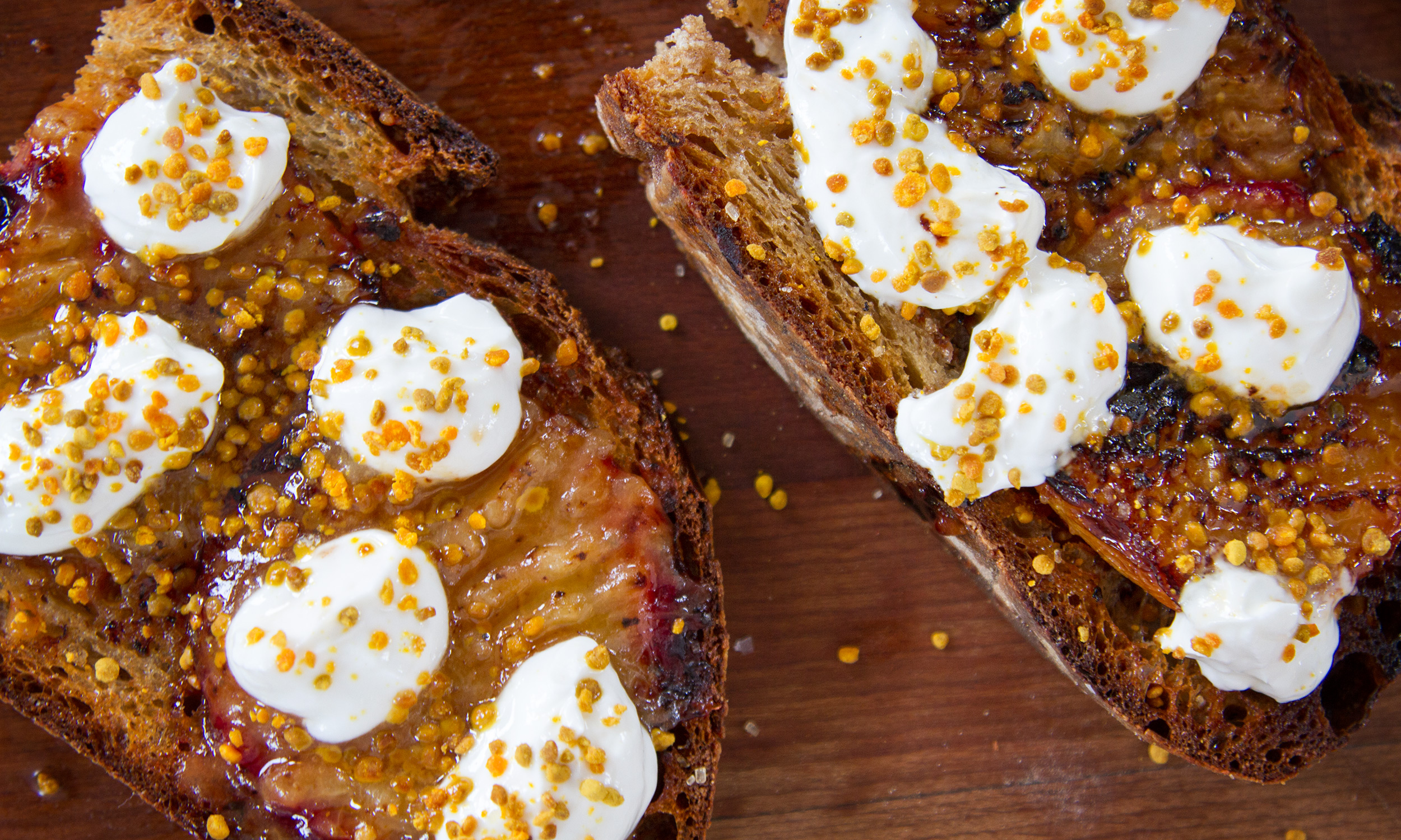 This Roasted Plum Tartine Is Toast with the Absolute Most Extra Crispy