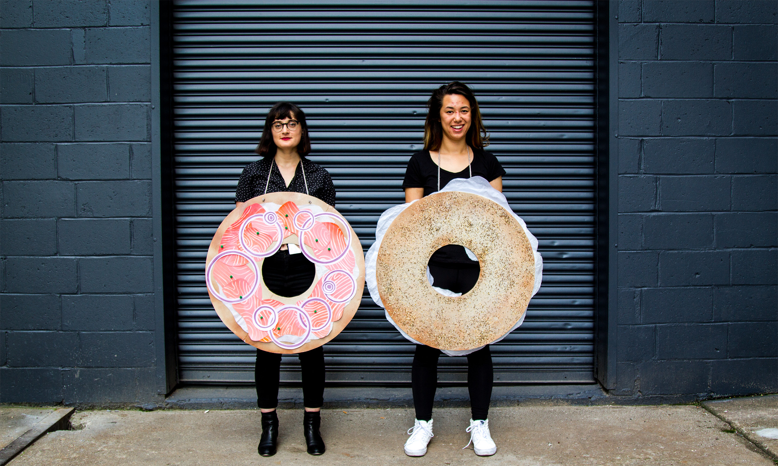 Make This DIY Bagel and Lox Couples Costume for You and Your Baegel