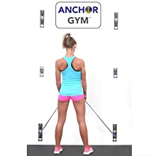 anchor gym home workout resistance bands straps battle rope hook heavy duty strong steel