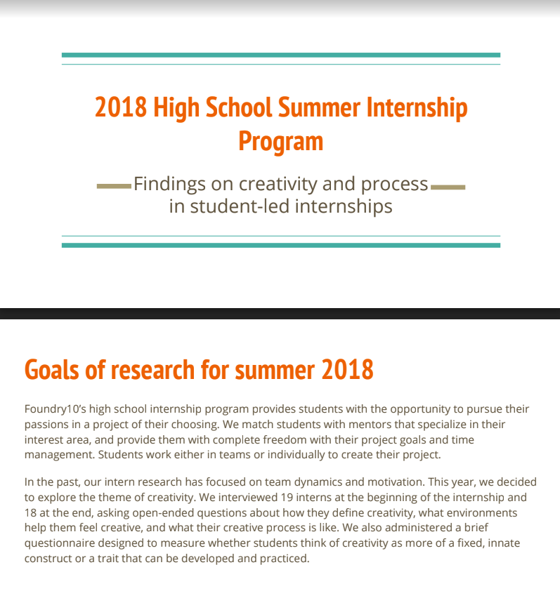 foundry10 education research