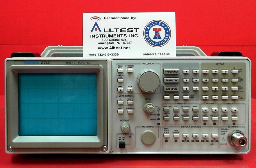 Tektronix 2712 Spectrum Analyzer, 9 kHz to 1.8GHz