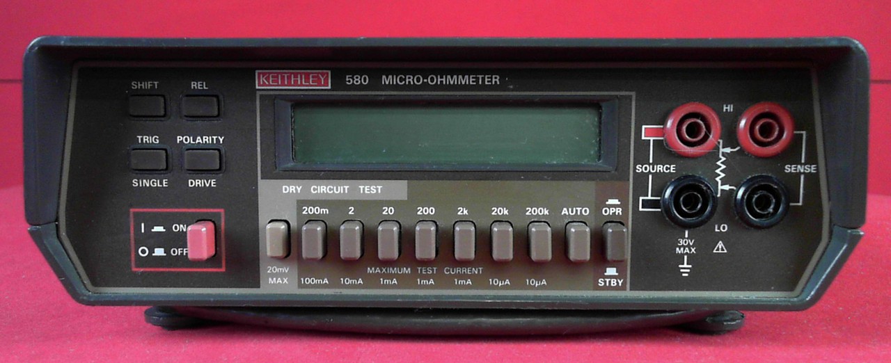 Keithley 580 Microohmmeter with Leads Microohmmeter with Leads eBay