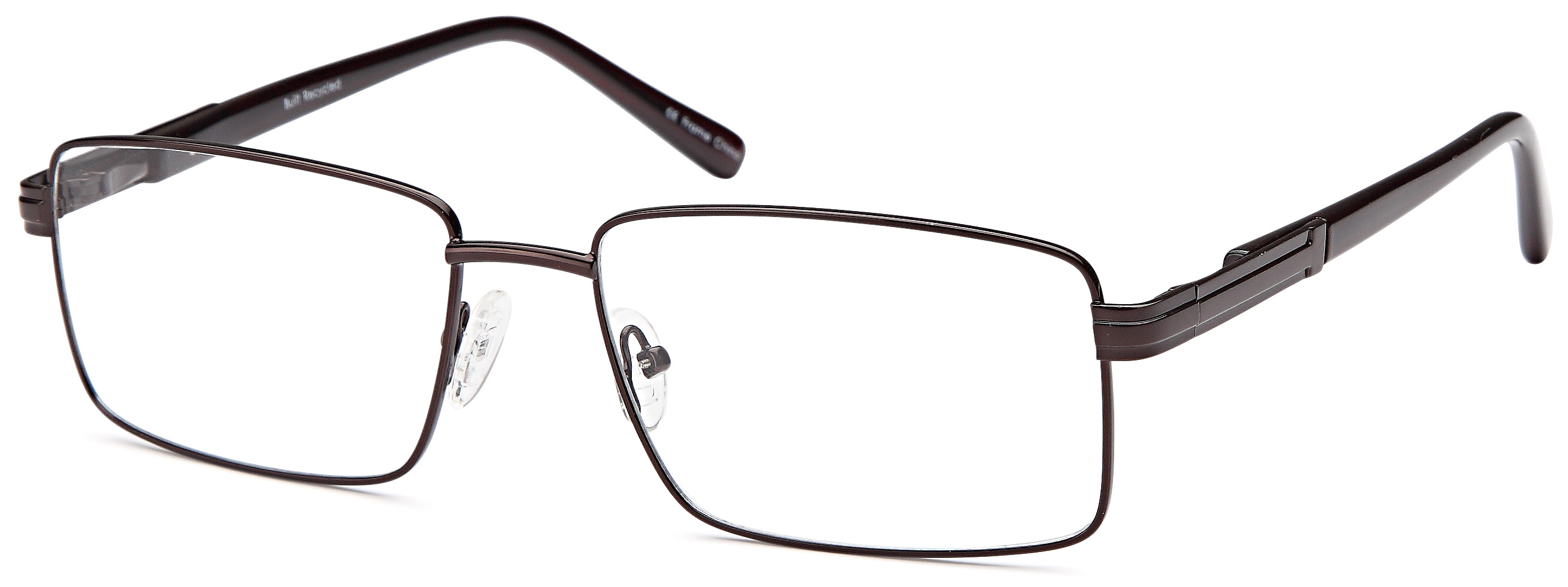 DALIX Mens Eyeglasses Frames 591814039 RXable in Brown, Gunmetal eBay