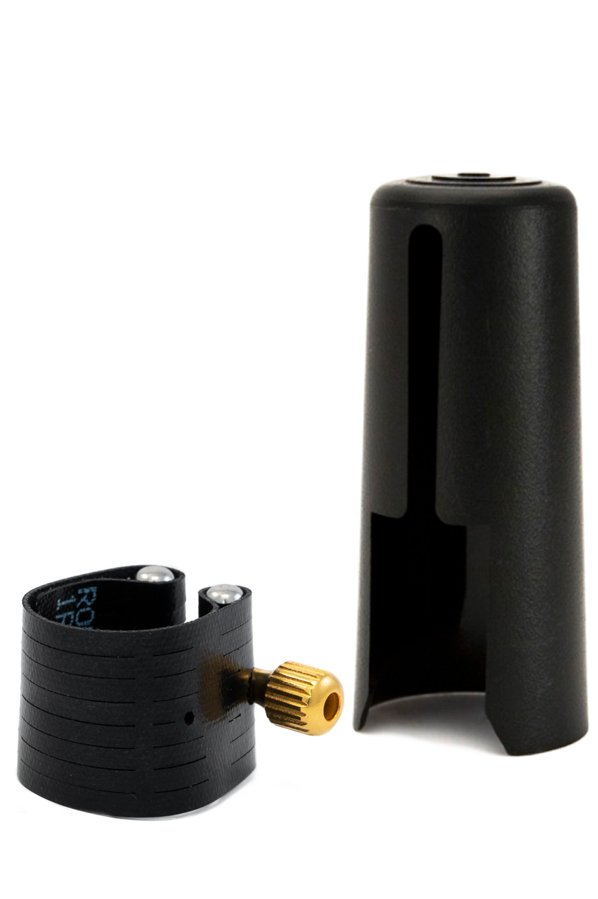 Faxx USA Alto Saxophone Mouthpiece with Rovner 1RL Ligature and Cap