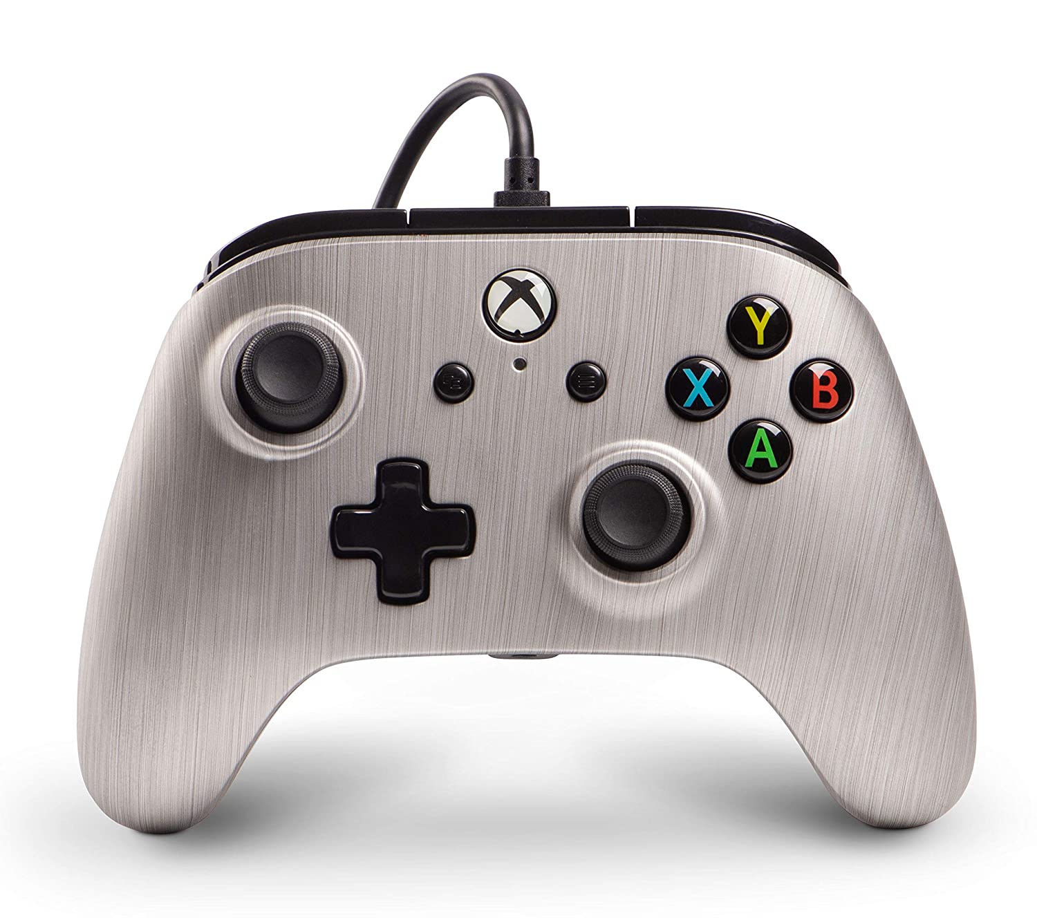 PowerA Xbox One Enhanced Wired Controller Brushed Aluminum