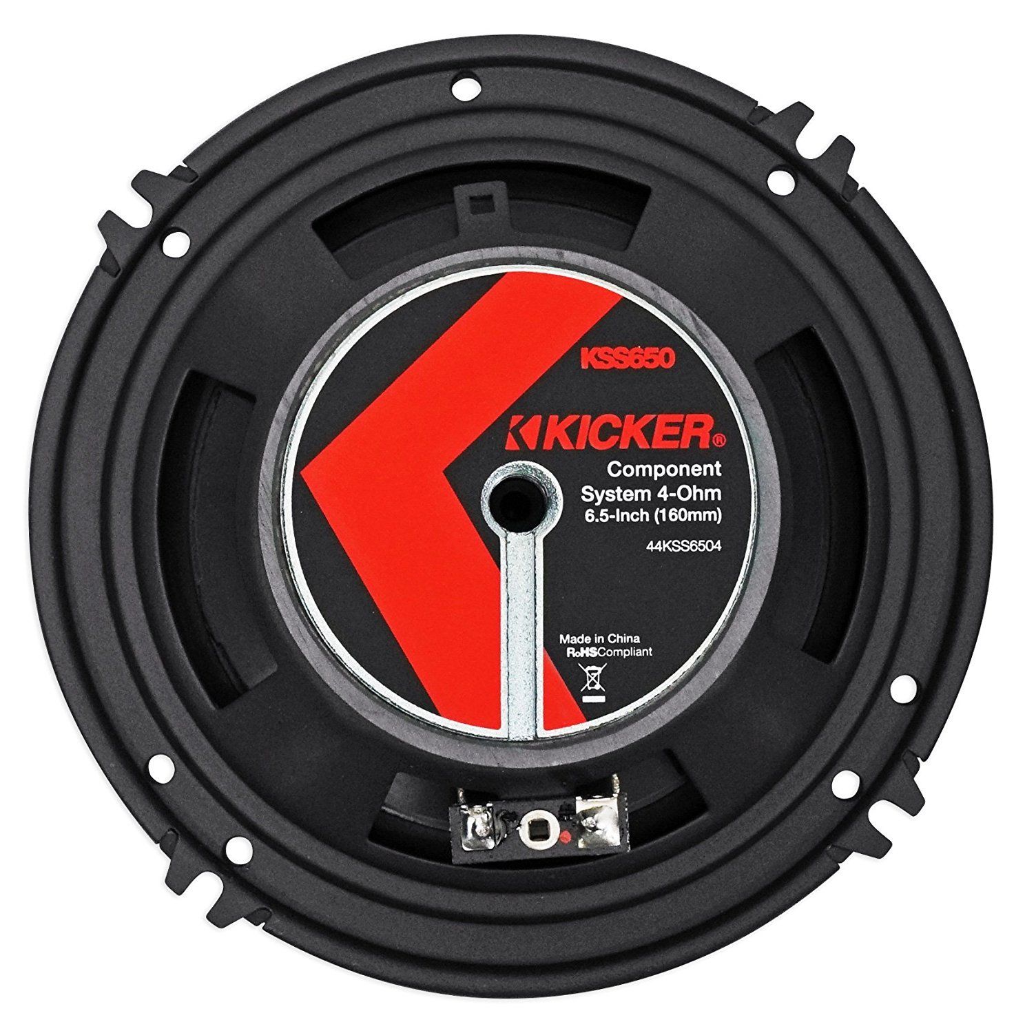 Kicker KSS6504 KSS650 6.5" Component System with 1" tweeters 4Ohm eBay
