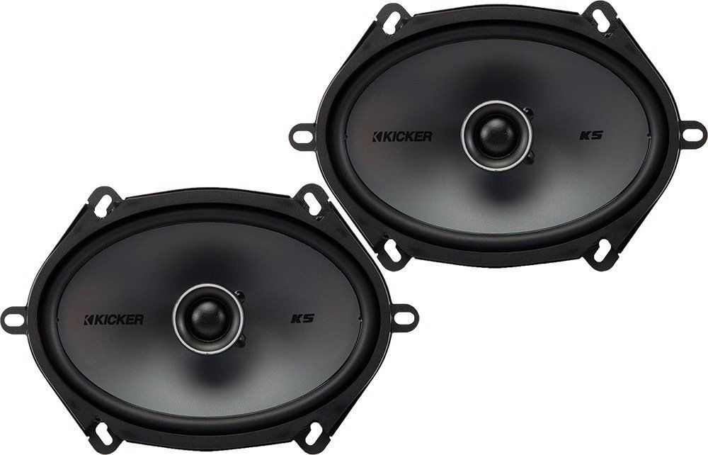 Kicker KSC6804 KSC680 6x8 Coax Speakers with .75 tweeters 4-Ohm 44KSC6804