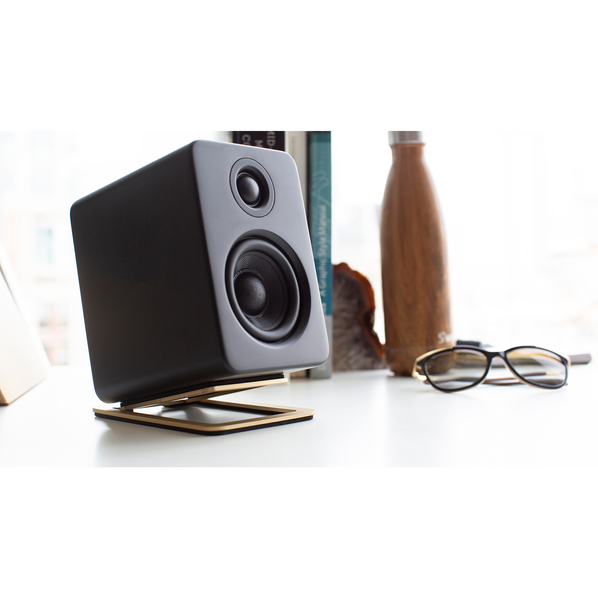 Kanto S2 Desktop Speaker Stands for Small Speakers Pair (Brass) eBay