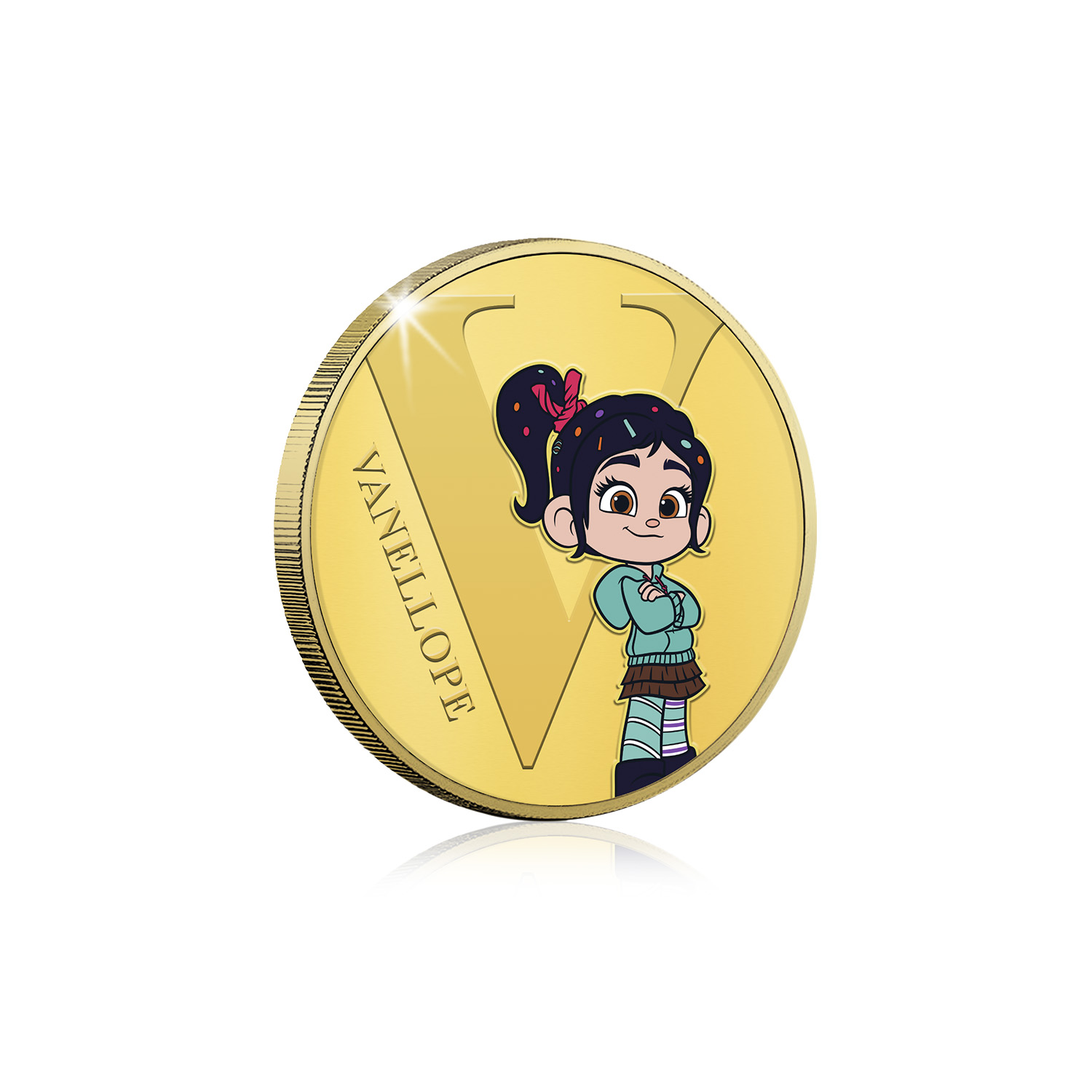 Disney Alphabet A to Z Personalised Collectable Gold Coin Collection - Picture 77 of 91